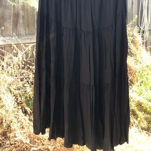 Pleated Layered Skirt